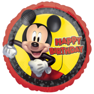 Anagram 18 inch Mickey Mouse Forever Happy Birthday Foil Balloon