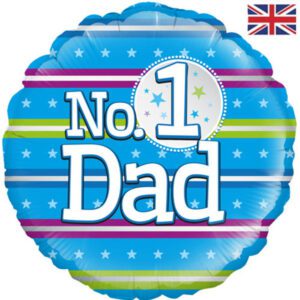 Oaktree 18 inch No. 1 Dad Foil Balloon