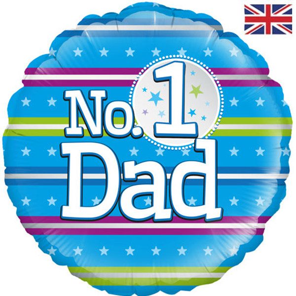 Oaktree 18 inch No. 1 Dad Foil Balloon