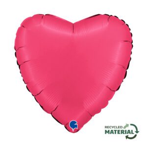 Grabo 18 inch Satin Lipstick Heart Foil Balloon