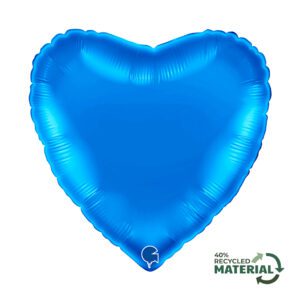 Grabo 18 inch Blue Heart Foil Balloon