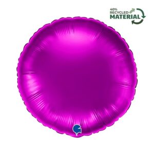 Grabo 18 inch Round Purple Foil Balloon