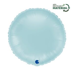 Grabo 18 inch Round Pastel Blue Foil Balloon