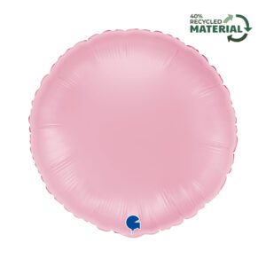 Grabo 18 inch Round Pastel Pink Foil Balloon