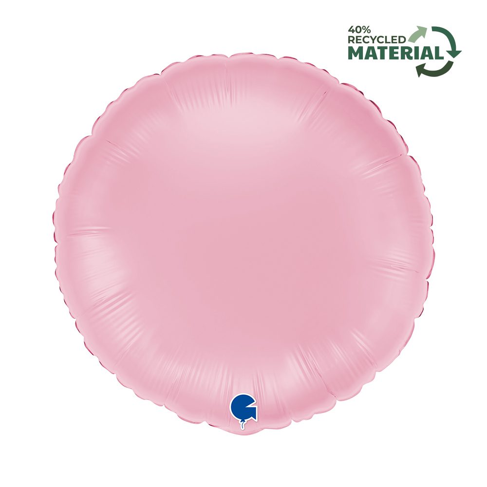 Grabo 18 inch Round Pastel Pink Foil Balloon