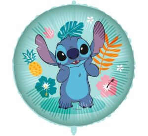 Official 18 inch Stitch Tropical Round Foil Balloon