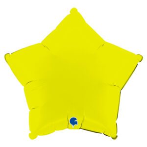 Grabo 18 inch Matte Lime Green Star Foil Balloon