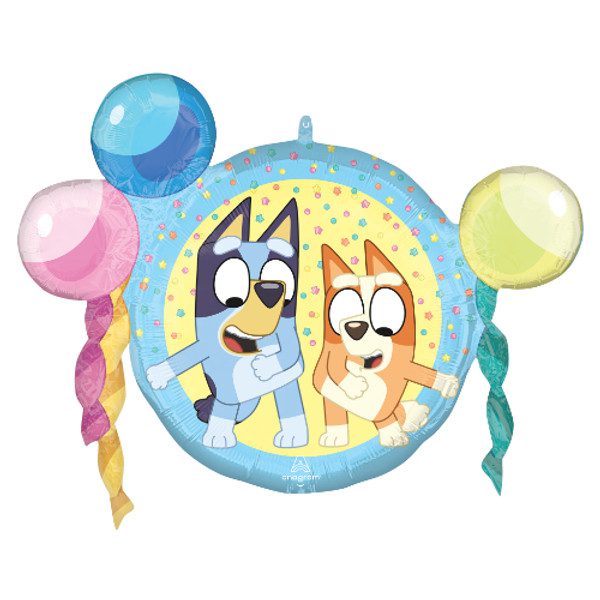 Anagram 24 inch Bluey Roly Polies Foil Balloon