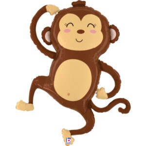 Grabo 41 inch Jungle Monkey Foil Balloon