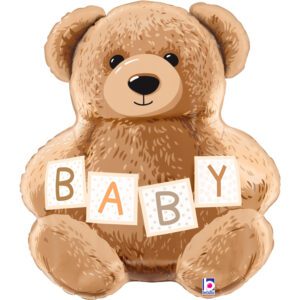 Grabo 26 inch Baby Teddy Bear Foil Balloon