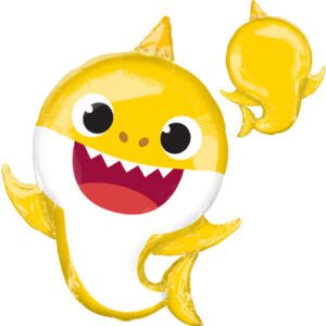 Anagram 26 inch Baby Shark Supershape Foil Balloon