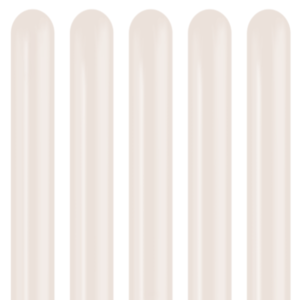 Kalisan Aura Beige Cream Nozzle Up 260 Modelling Latex Balloons (50pk)