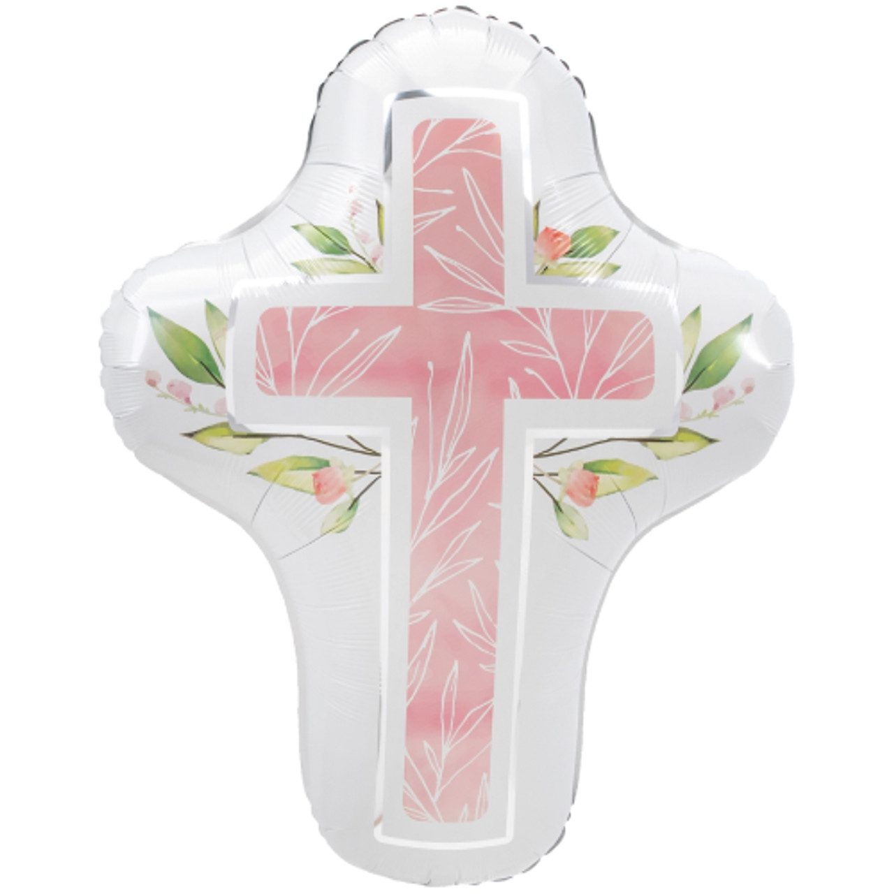 Anagram 28 inch My First Communion Pink Supershape Foil Balloon