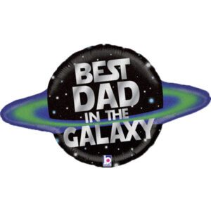 Grabo 31 inch Galactic Dad Holographic Foil Balloon