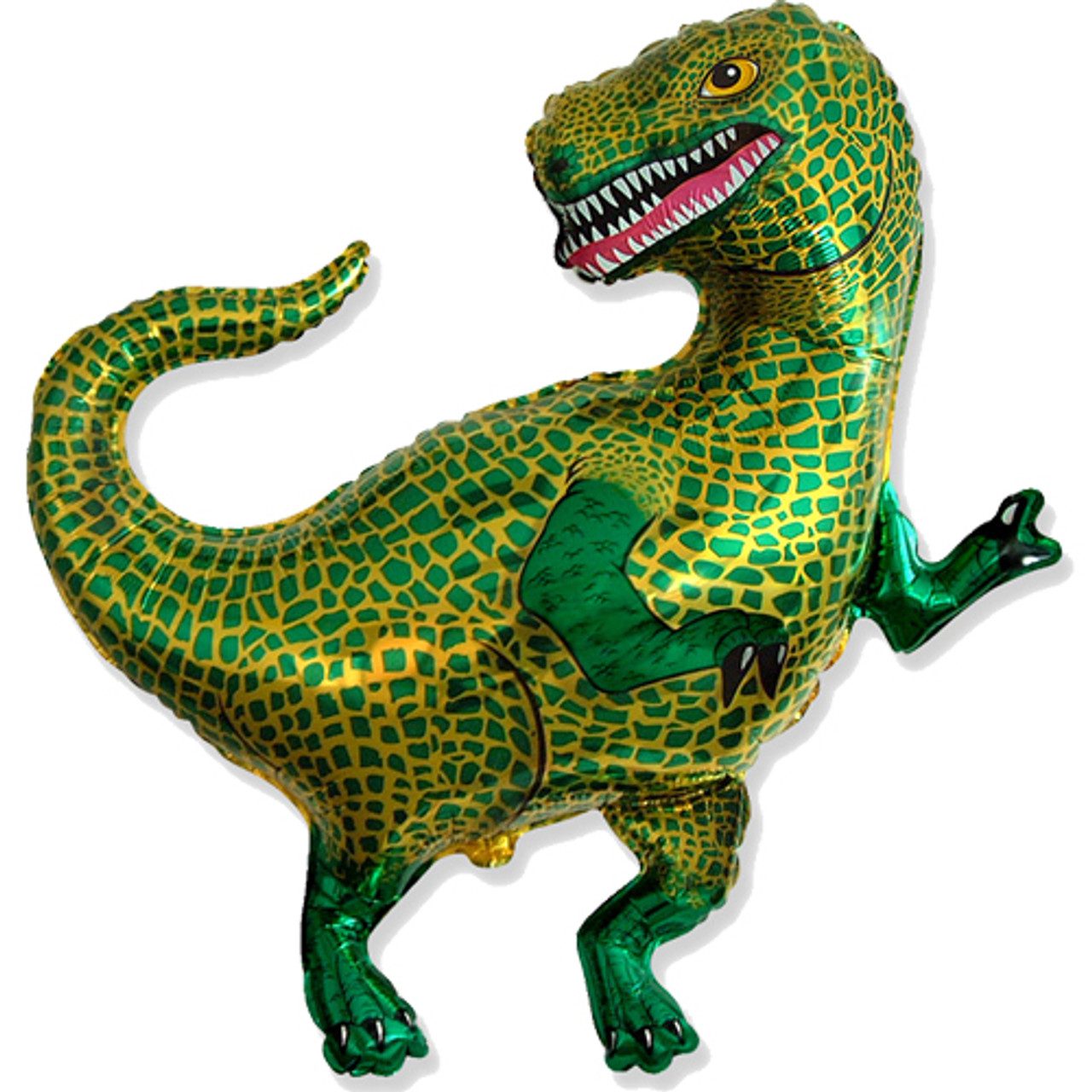 Flexmetal 33 inch T-Rex Green Foil Balloon
