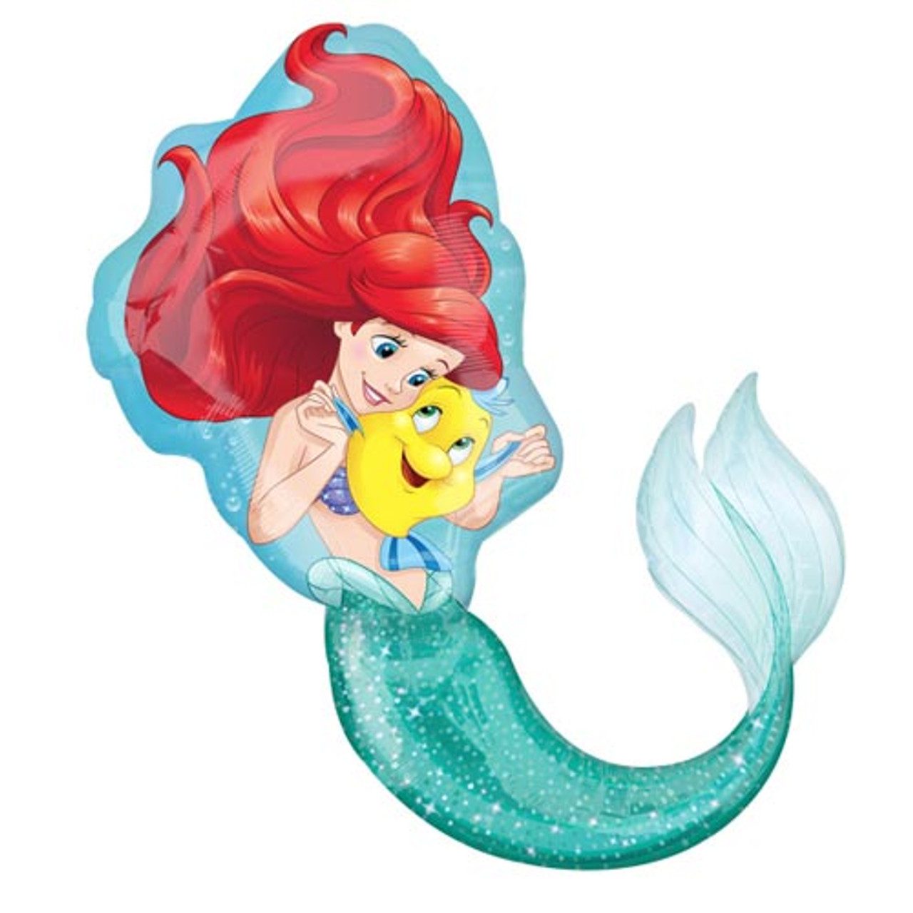 Anagram 34 inch Ariel Little Mermaid Supershape Foil Balloon