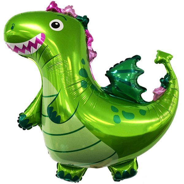 Flexmetal 36 inch Green Dragon Foil Balloon