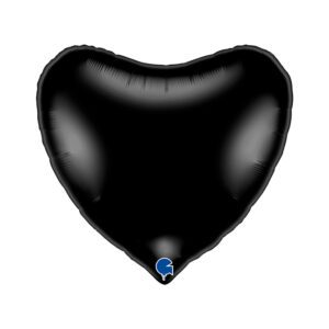 Grabo 36 inch Black Heart Foil Balloon