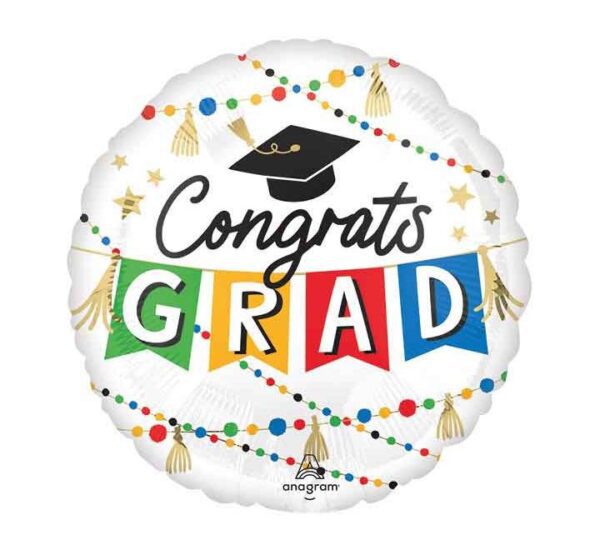 Buy Anagram 18 inch Congrats Grad Party Foil Balloon | Balloons4u