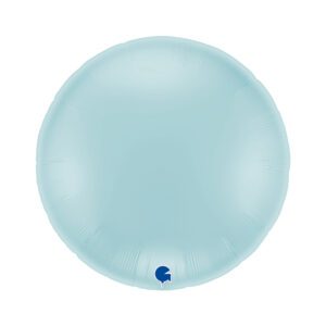 Grabo 36 inch Round Pastel Blue Foil Balloon