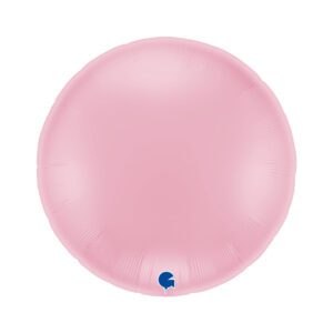 Grabo 36 inch Round Pastel Pink Foil Balloon