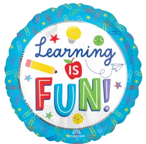 Anagram 18 inch Learning Is Fun Foil Balloon
