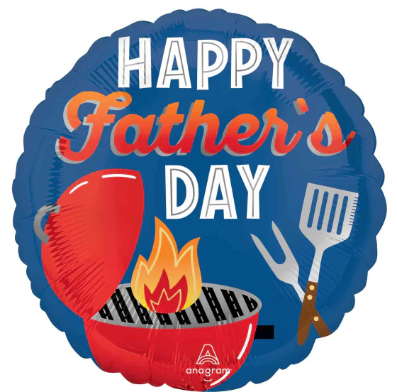 Anagram 18 Happy Fathers Day GRILL-IANT Dad Foil Balloon