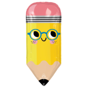 Anagram 31 inch Pencil Buddy SuperShape Foil Balloon