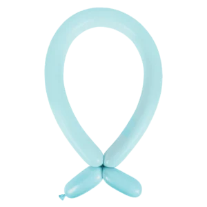 Anagram Standard Pastel Blue Nozzle Up 260 Latex Modelling Balloons