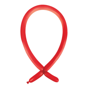 Anagram Standard Apple Red Nozzle Up 160 Latex Modelling Balloons