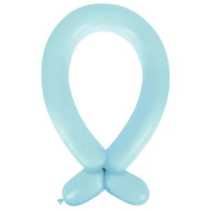 Anagram Standard Pastel Blue Nozzle Up 360 Latex Modelling Balloons