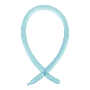 Anagram Standard Pastel Blue Nozzle Up 160 Latex Modelling Balloons
