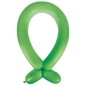 Anagram Standard Festive Green Nozzle Up 360 Latex Modelling Balloons