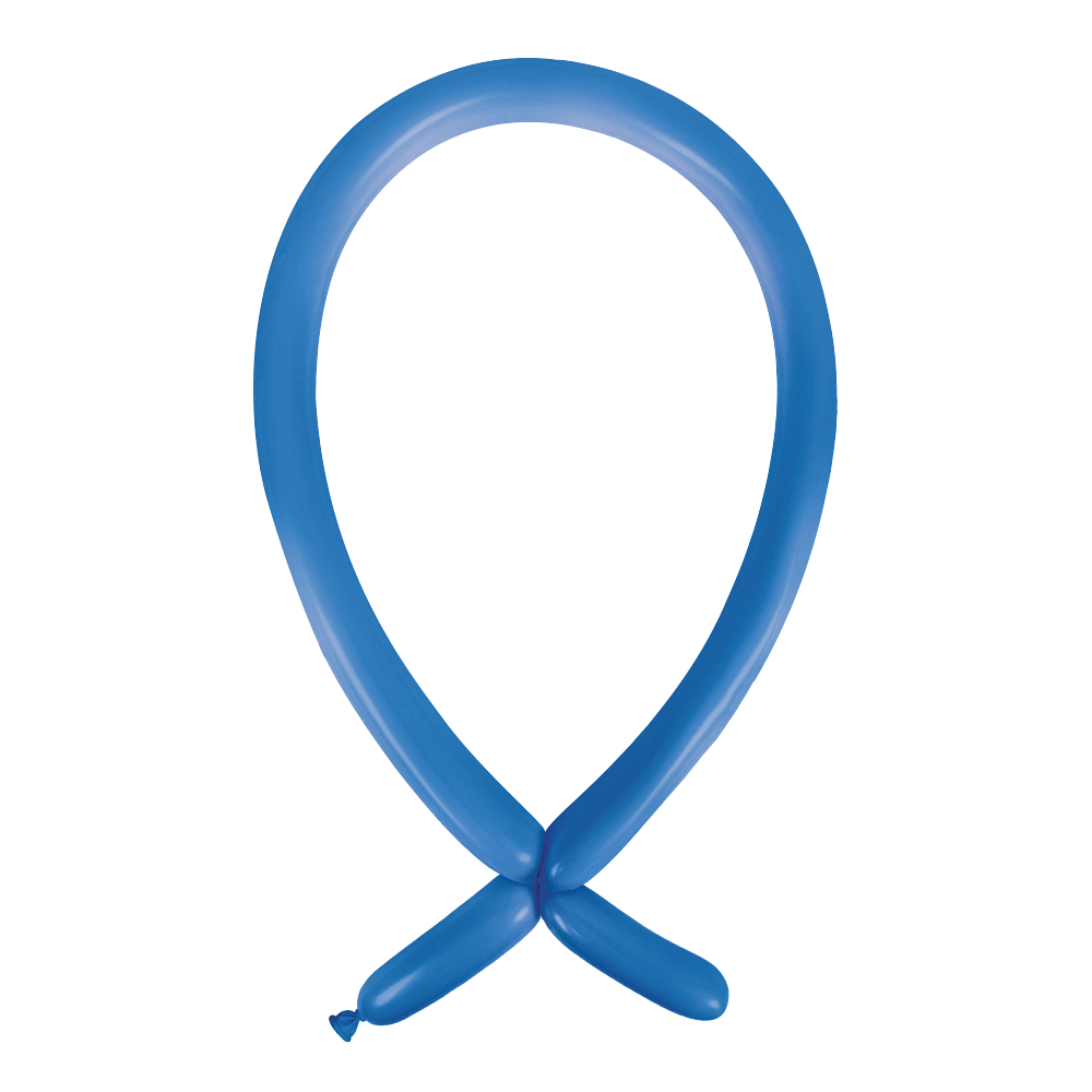 Anagram Fashion Ocean Blue Nozzle Up 160 Latex Modelling Balloons