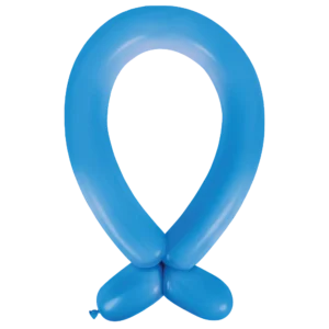 Anagram Standard Bright Royal Blue Nozzle Up 360 Latex Modelling Balloons