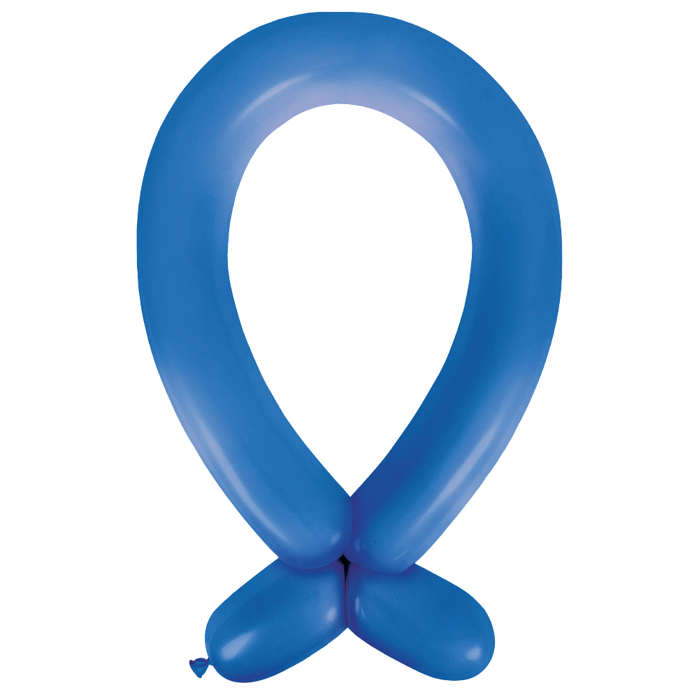 Anagram Fashion Ocean Blue Nozzle Up 360 Latex Modelling Balloons