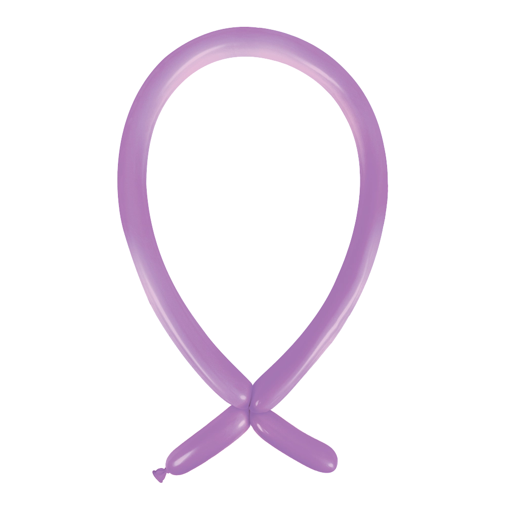 Anagram Standard Purple Nozzle Up 160 Latex Modelling Balloons