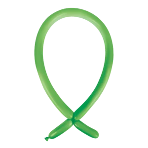 Anagram Standard Festive Green Nozzle Up 160 Latex Modelling Balloons