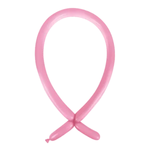 Anagram Standard Pink Nozzle Up 160 Latex Modelling Balloons
