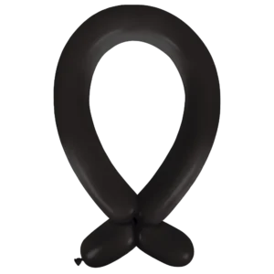 Anagram Fashion Jet Black Nozzle Up 360 Latex Modelling Balloons