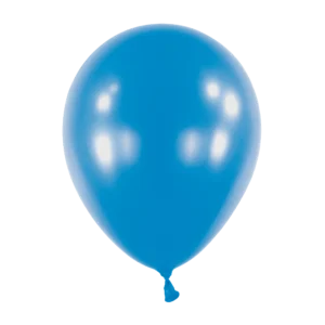 Anagram Metallic Bright Royal Blue Latex Balloons