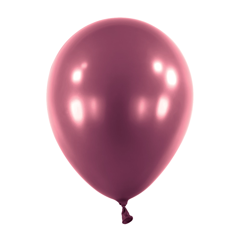Anagram Metallic Burgundy Latex Balloons
