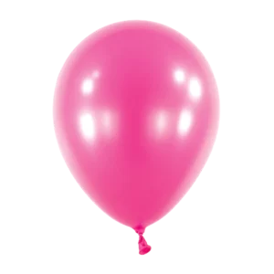 Anagram Metallic Hot Pink Latex Balloons