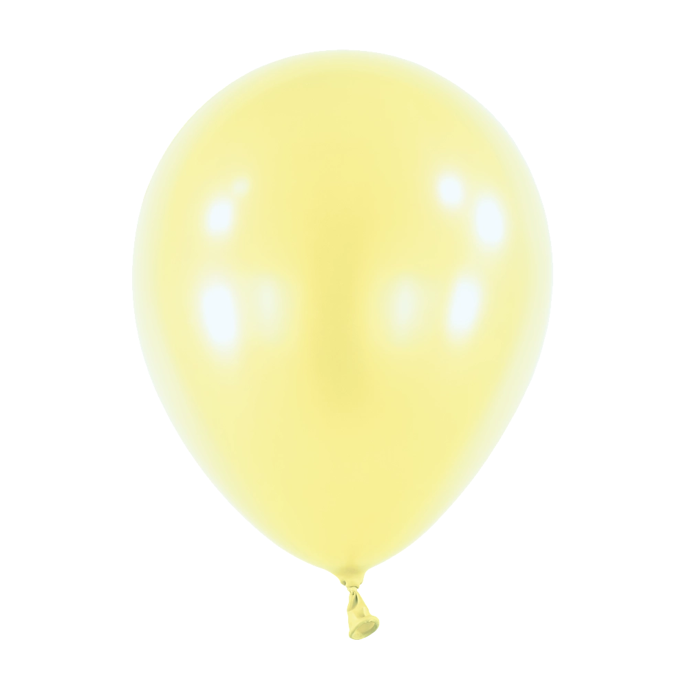 Anagram Pearl Light Yellow Latex Balloons