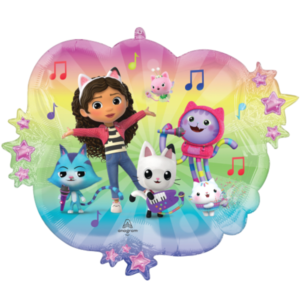 Anagram 28 inch Gabby's Dollhouse Cloud SuperShape Foil Balloon