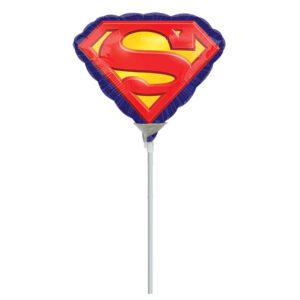 Anagram 10 inch Superman Emblem Mini Foil Balloon