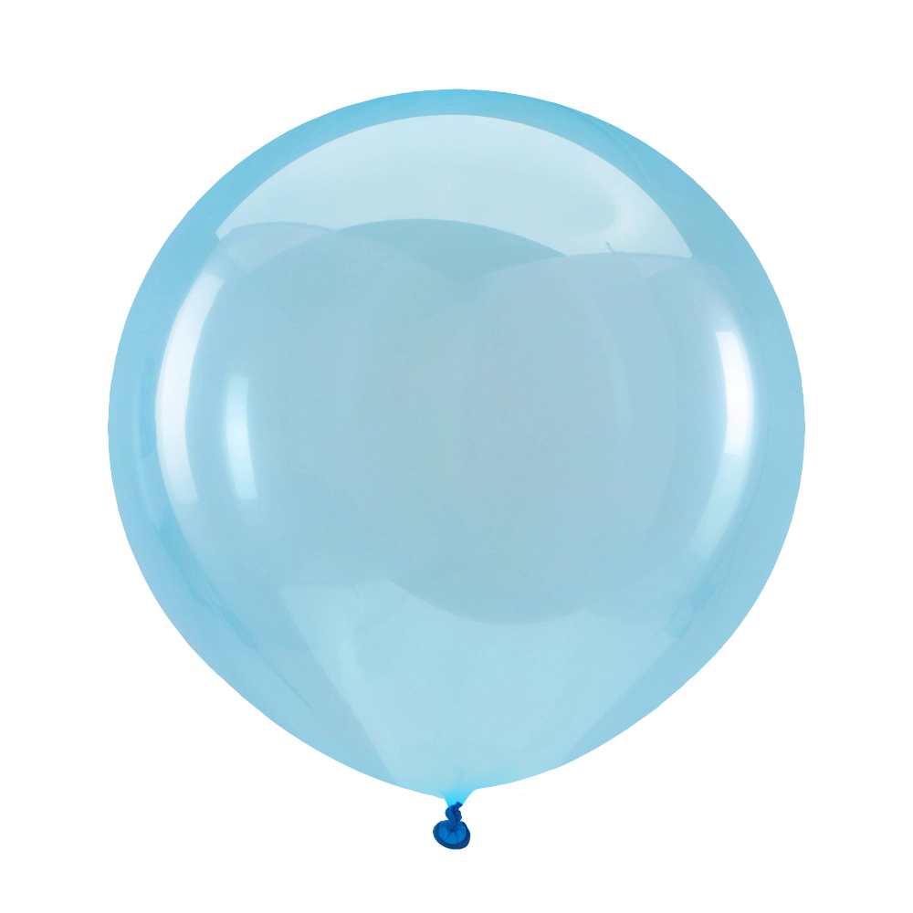 Anagram Crystal Clearz Blue Latex Balloons