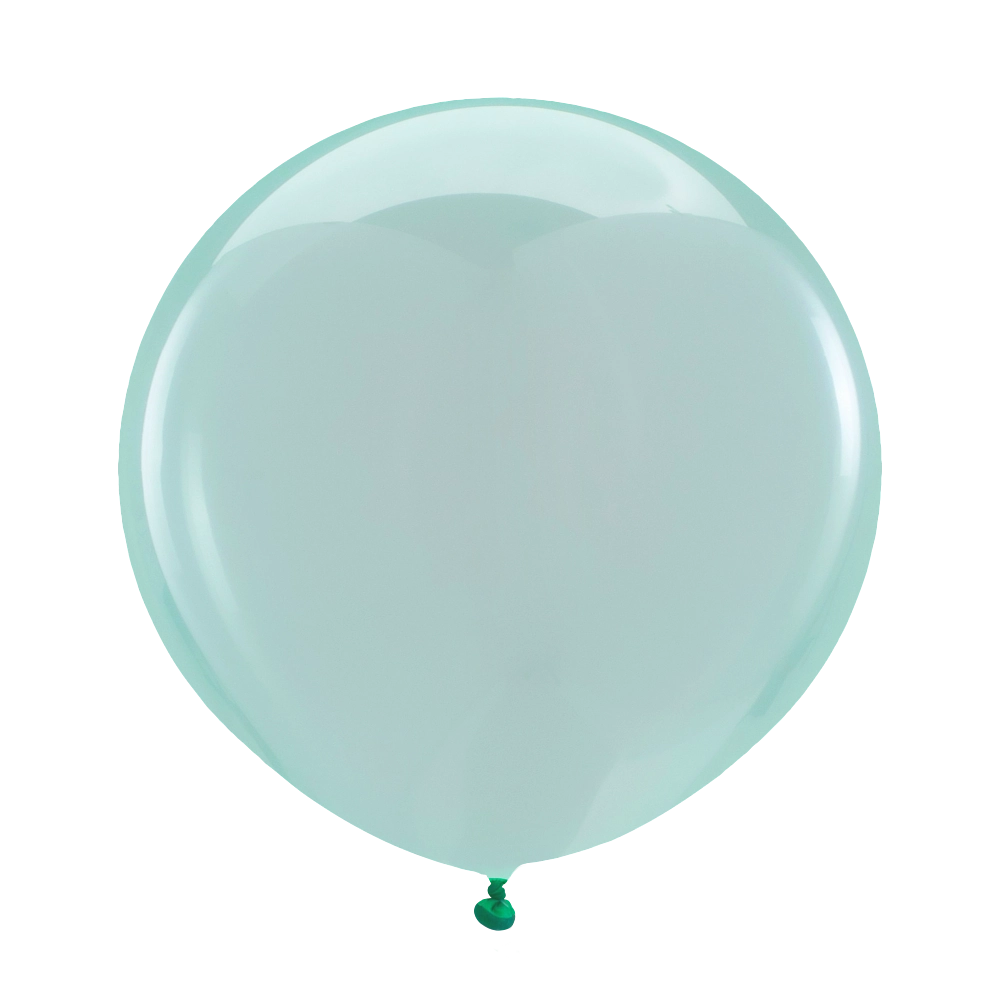 Anagram Crystal Clearz Green Latex Balloons