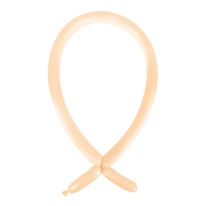 Anagram Macaron Peach Nozzle Up 160 Latex Modelling Balloons