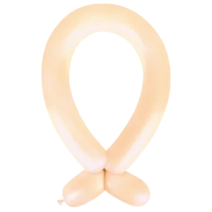Anagram Macaron Peach Nozzle Up 360 Latex Modelling Balloons